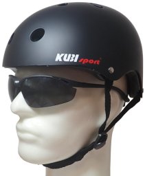 Nils Extreme Kask na Rolki Deskorolkę Hulajnogę Młodzieżowy Czarny KUBISPORT Rozmiar S