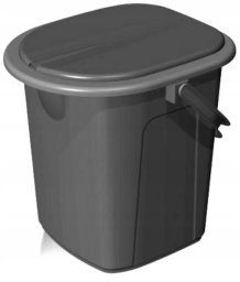 Branq BRANQ - Toaleta turystyczna przenośna - WC na działkę - wiadro - 22 L