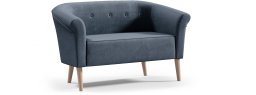 Sofello Sofa ESPERO styl skandynawski welur z guzikami monolith 77