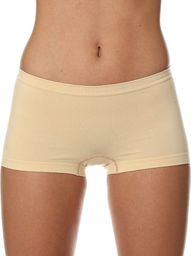 Brubeck Bokserki damskie BX10470A Comfort Cotton beżowe r. XL