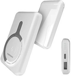 Powerbank Denmen POWERBANK DENMEN BATERIA AWARYJNA 10000mAh +15W MAGSAFE USB + TYP-C