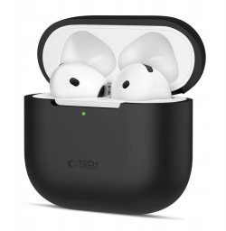 4kom.pl Etui Tech-Protect Silicone Apple AirPods 4 Black