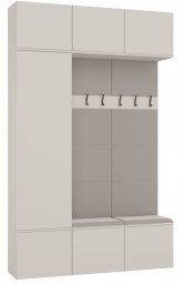Goodhome Garderoba HAGA III 1Sz2W KASZMIR  Szafa + 2x Wieszak