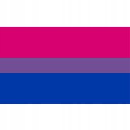 Guirca FLAGA TĘCZOWA LGBT DUŻA 90x150cm BISEKSUALNOŚĆ F7