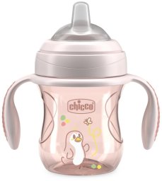 Chicco Kubek treningowy z miękkim ustnik 200ml beż 4m+ (691115)