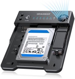Stacja dokująca Graugear GRAUGEAR Klonstation für M.2 NVMe/SATA SSDds & 2,5"/3,5" HDD