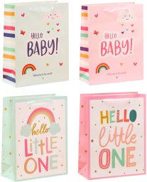 Lean Torba Prezentowa Dla Dziecka Hello Baby Little One 36 x 12 x 10cm