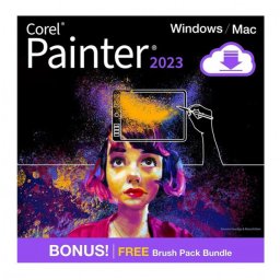 Corel Licencja ESD Corel Painter 2023 1 użytkownik Win Mac angielski niemiecki francuski