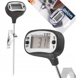 Orion Termometr do Mięsa Sonda Elektroniczny Wbijany z Klipsem Solidny ORION 17cm