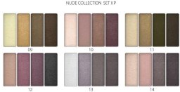 Revers REVERS Zestaw Cienie do powiek Gallant Nude Set II P 1 op. - 12 szt.