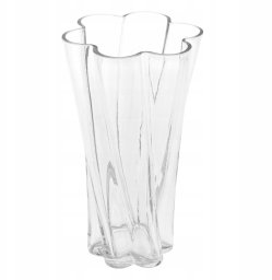 Atmosphera Wazon szklany kwiatek NOELI, wys. 25,5 cm