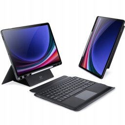 Dux Ducis DUX DUCIS etui DK składane z klawiaturą bezprzewodową do SAMSUNG Tab S10 Plus/S9 Plus/S9 FE Plus czarne