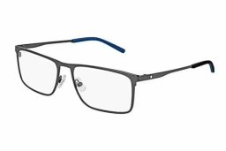 Porsche Design Ramki do okularów Męskie Montblanc MB0106O-002 Szary  55 mm