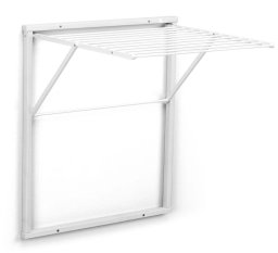 Arredamenti ARREDAMENTI KLEDY Naścienna suszarka na pranie - 80 x 69 cm, Biały