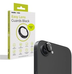 Mobile Origin Mobile Origin Easy Lens guards, black - iPhone 16e