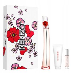 Kenzo SET KENZO Flower Poppy Bouqet EDP spray 100ml + BODY LOTION 75ml + EDP spray 10ml