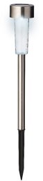 Kaemingk Lampka solarna ogrodowa 28cm LED zimne białe światło