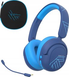 Słuchawki PowerLocus Bluetooth Headphones Lion Kids ANC BLUE