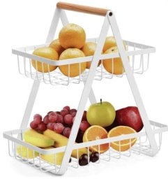 Brunbeste KOSZYK PIĘTROWY NA OWOCE 2-POZIOMOWY BRUNBESTE BB-3999