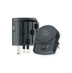 Skross Skross Alpha z europejską ładowarką USB Uniwersalny adapter podróżny AC, cały świat