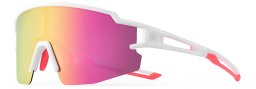 RockBros Okulary rowerowe Rockbros dla dzieci, polaryzacyjne, z ochroną UV dziecięce - białe