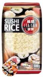 ITA-SAN Ryż do sushi rice kleisty biały okrągłe małe ziarno ita san 500g