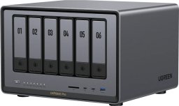 Serwer plików Ugreen UGREEN NASync DXP6800 Pro 6-Bay NAS 0/6 SATA + 0/2 M.2 SSD, 2x 10GbE, 8GB RAM
