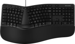 Klawiatura Incase Incase Designed by Microsoft Ergonomic Keyboard klawiatura Biuro USB QWERTY Angielski Czarny