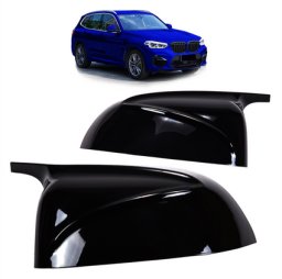 Cometic Zestaw osłon lusterek bocznych Gloss Black BMW X3 G01 X4 G02 X5 G05 X6 G06 X7 G07 2017-2020