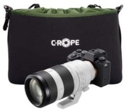 Pokrowiec Hello Case C-Rope CRP-CNB-XL-BLK-2 futerał do aparatu Etui zamykane Czarny, Zielony