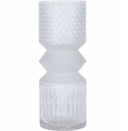 Dekoria Glass vase GEOMETRIC, 30 cm