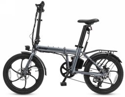 Rower elektryczny Meister Elektrinis dviratis Beaster BSHERO1S, 250 W, 36 V, 10,5 Ah SAMSUNG baterija, sulankstomas