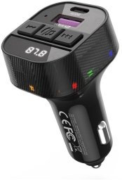 Transmiter FM XO XO transmiter BCC17 FM ład. sam. 30W Bluetooth czarny