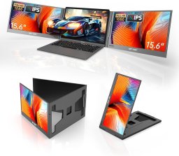 Monitor Book on Demand Ltd. MT-VIKI Z80A Podwójny ekran laptopa monitor15,6"1080p IPS przenośny 360