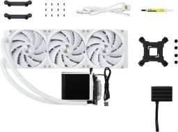 Chłodzenie wodne JetWorld TRYX PANORAMA 360 ARGB AiO Wasserkühlung, 3D-AMOLED-Display - 360mm, weiß