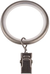 Domoletti RINGS WITH CLIPS SIL D16/19 MAT CHRO(10)