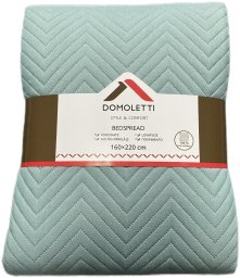 Domoletti BEDSPREAD MICRO 160X220 CM HERRING AQUA