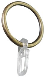 Domoletti CURTAIN RINGS WITH HOOKS GOLD D19 10UNIT