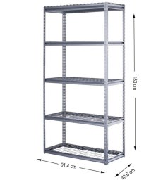 Marbo Sport STORAGE SHELF 183X91X40CM 150KG