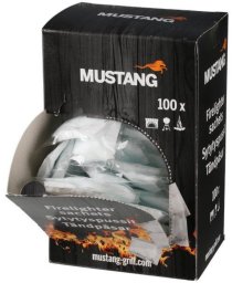 Mustang MUSTANG FIRELIGHTER BAG ODOURFREE 100PCS