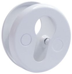Alantec ESCUTCHEON 016PZ STEEL CYLINDER WHITE