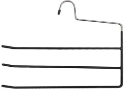 Goclever PVC DIPPED PANT HANGER LS16BTF BLACK