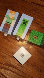 Lampka wtykowa do gniazdka Grajlandia Lampka Minecraft Block Building Light Bloki Edycja Postacie
