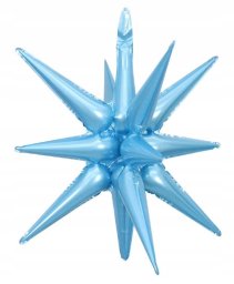Grajlandia Balon Foliowy Niebieska Gwiazda 3D Duża ok 55 cm