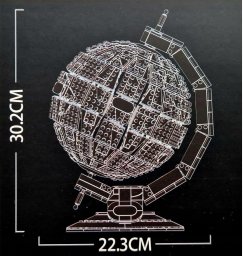 Grajlandia Globus z Klocków Klocki Konstrukcyjne 1587 Elementów