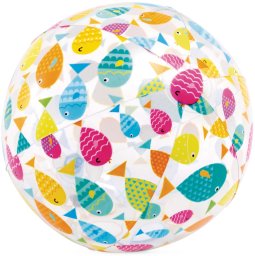Intex Dmuchana piłka plażowa z kolorowym nadrukiem 51 cm INTEX 59040 rybki