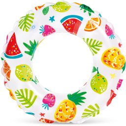 Intex Koło dmuchane do pływania z nadrukiem o średnicy 51 cm INTEX 59230 OWOCE