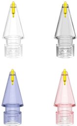 4smarts Końcówki do rysika 4smarts Lucid do      Apple Pencil 1. gen./2. gen./USB-C/Pro 4szt wielokolorowe