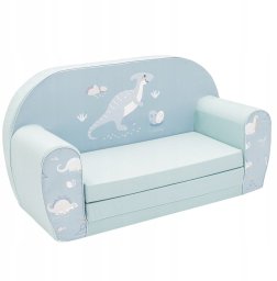 WM-Meble SOFA DZIECIĘCA ROZKŁADANA BABYMIX NEW BABY DINOSAUR