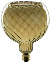 Segula SEGULA LED Floating Globe 150 twisted smokey szary E27 230Lm